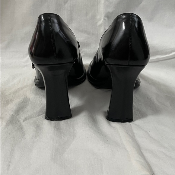 Via Spiga Black Mary Jane Chunky Heels -SZ 10 - Italy - Picture 4 of 12